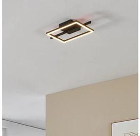 Eglo 901115 - Plafoniera LED dimmerabile AMANDOLO LED/17W/230V nero + +TC