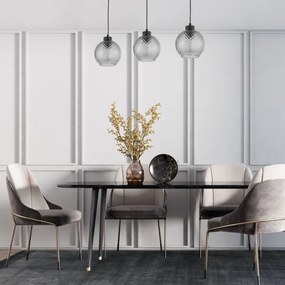 Lampadario a sospensione con filo DEVON 3xE27/15W/230V