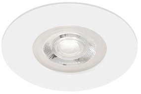 Faretto Incasso Kulana Plastica Bianco Led Integrato 4,9W 3000K