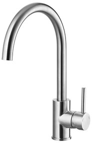 ALVEUS 1129028 - Rubinetto per lavello ELZA 35,1 cm pettinato acciaio