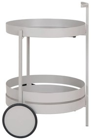 Tavolo da portata in metallo su ruote 40x49,5 cm Beja - House Nordic