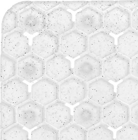 Tappeto bagno antiscivolo bianco 54x54 cm Maya