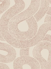 Sandberg Carta da parati Zen - Terracotta