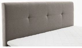 Letto boxspring grigio chiaro 160x200 cm Stockholm - Meise Möbel