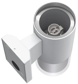 Applique Cilindrica Bidirezionale Bianca, IP54 con 2 basi GU10 Base GU10