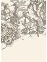 Eijffinger Carta da parati panoramica Flower Fall - Black/ White