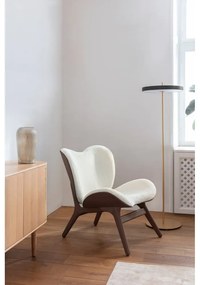 Lampada da terra dimmerabile a LED nera con paralume in metallo (altezza 151 cm) Asteria Floor - UMAGE