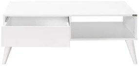 Tavolino 42x110 cm bianco