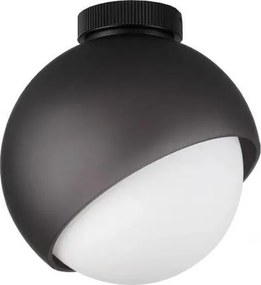 Ideal Lux - Plafoniera BLOOM 1xE27/42W/230V Ø 22 cm nero