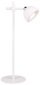 Lampada da tavolo LED bianca dimmerabile con clip (altezza 41 cm) Maxima - Trio
