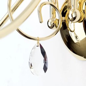 Orion WA 2-1093/2 - Applique di cristallo ALESSIA 2xE14/40W/230V oro