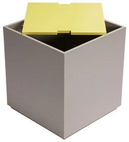 Cassapanca in legno di frassino giallo-grigio 40x45 cm Vault - Hübsch