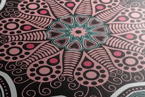 Stampa su tela – Mandala indiana con motivo floreale