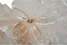 Lampada da parete dorata in vetro Ibiscus – Mauro Ferretti