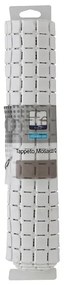 Tappeto Antiscivolo in PVC per Doccia Mosaico Bianco 54x54 cm