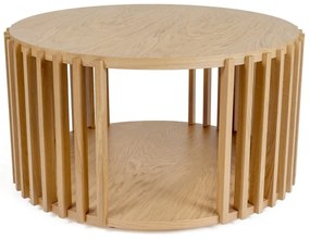 Tavolino in rovere , ø 83 cm Drum - Woodman