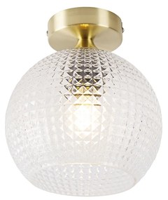Lampada da soffitto Art Déco intelligente in ottone con Wi-Fi A60 - Sphere