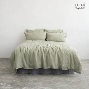 Biancheria verde chiaro per letto singolo 140x200 cm Sage - Linen Tales