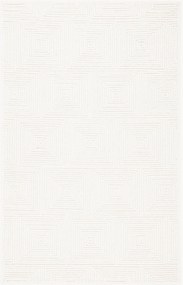 Tappeto in lana a pelo alto e basso tuftato a mano Viviana