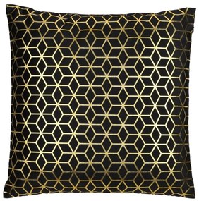 Eglo 420078 - Cuscino decorativo SINGU 45x45 cm nero/oro