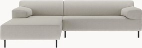 Divano angolare grigio argento/nero freistil180