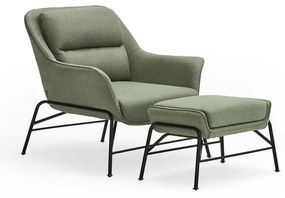 Pouf verde-grigio Sadira - Teulat