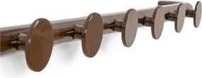 Attaccapanni da parete marrone scuro in metallo 75 cm Retro – Spinder Design
