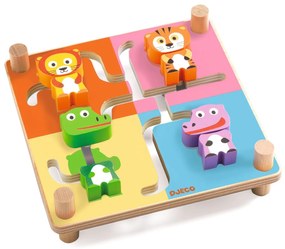 Labirinto di legno con animali - Spinamix