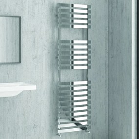 Scalda bagno termoarredo 174x50 con tubi piatti modello Kam-372 - KAMALU