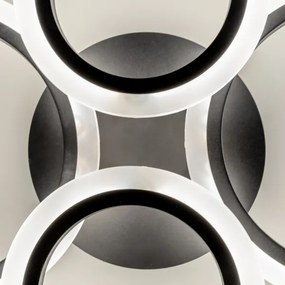 Brilagi - Lampadario a plafone LED dimmerabile ORBITS LED/50W/230V 3000-6500K antracite + +TC