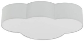 Brilagi - Plafoniera per bambini NIMBUS 4xE27/15W/230V 46x63 cm grigia