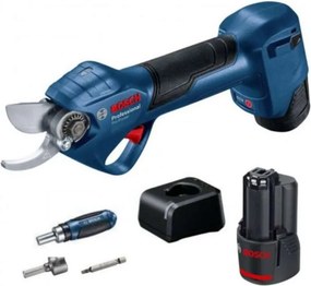 Attrezzature da giardino - Cesoie a batteria 12V, 2x batterie 3,0 Ah, caricabatterie 06019K1021 - Bosch
