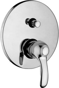 Paffoni Flavia Fa015 Miscelatore Incasso Doccia a muro Con Deviatore A Pulsante Piastra 20 cm Cromo