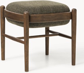 Pouf in legno di quercia Imara