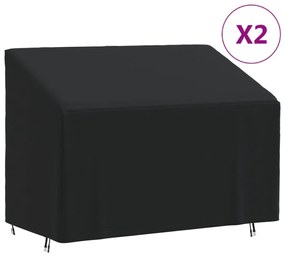 Coperture Per Panca A 2 Posti 2pz 134x70x65/94 Cm 420d Oxford /