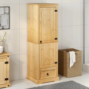Armadio corona 55x50x170 cm in legno massello di pino