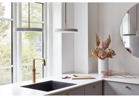 Grigio chiaro Apparecchio a sospensione LED con paralume in metallo ø 31 cm Asteria Mini - UMAGE