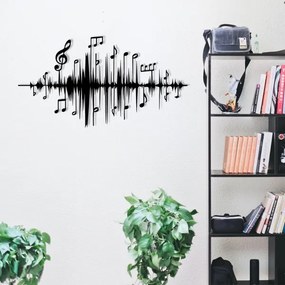 Decorazione da muro 69x37 cm appunti metallo