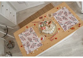 Tovagliette di stoffa natalizie in set da 2 45x35 cm Rowan Berries - Butter Kings