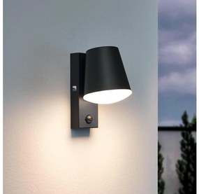 Eglo 97451 - Applique da esterno con sensore CALDIERO 1xE27/10W/230V IP44