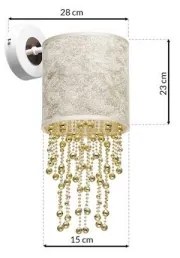 Applique ALMERIA 1xE27/60W/230V