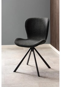 Sedie da pranzo grigio scuro in set di 2 Batilda - Actona