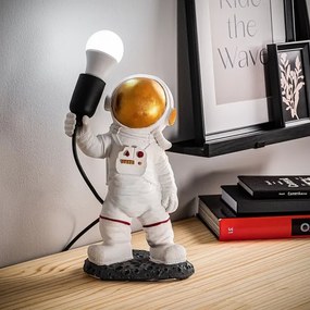 Lampada per bambini ASTRONAUT 1xE27/40W/230V rame/bianco