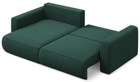 Divano angolare verde allungabile/con contenitore (con penisola a sinistra/con chaise lounge) Kapua – Makamii