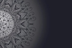 Carta da parati – Mandala in tonalità scura