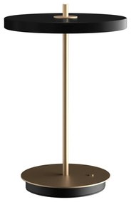 Lampada da tavolo dimmerabile a LED nera con paralume in metallo (altezza 31 cm) Asteria Move - UMAGE