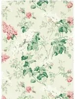 Sanderson Carta da parati Sommerville - Blush/ Grey Birch