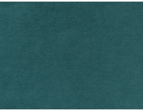 Divano letto angolare a U in velluto turchese (angolo destro) Sweet Harmony - Miuform