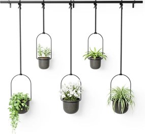 Set di coprivaso in plastica per erbe aromatiche/da appendere/parete 5 pz ø 7,5 cm Triflora – Umbra