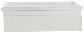 Custodia per orologi DKD Home Decor 29 x 20 x 9 cm Cristallo Bianco Avorio Legno MDF